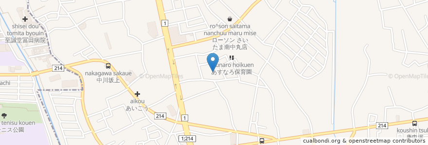 Mapa de ubicacion de 伊藤医院 en Japan, Saitama Prefecture, Saitama, Minuma Ward.