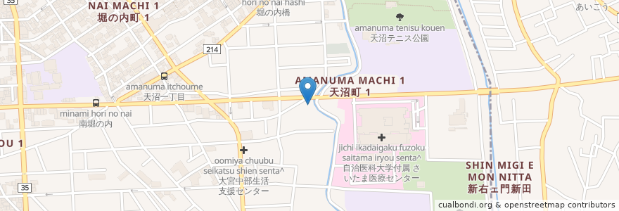 Mapa de ubicacion de 日本調剤大宮薬局 en Jepun, 埼玉県, さいたま市, 大宮区.