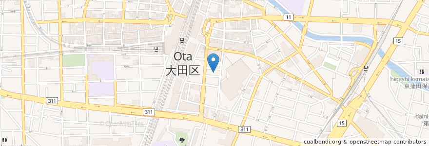 Mapa de ubicacion de 米酒場そう my BAR SO en 日本, 东京都/東京都, 大田区.