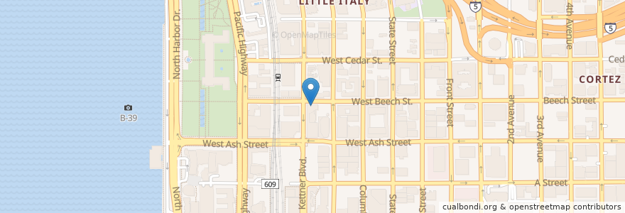 Mapa de ubicacion de Craft & Commerce en Amerika Birleşik Devletleri, Kaliforniya, San Diego County, San Diego.