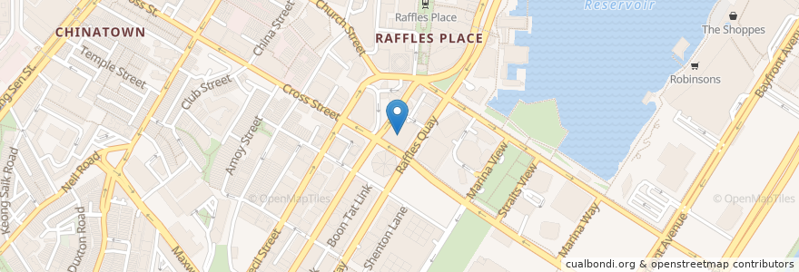 Mapa de ubicacion de Pho Street en Singapura, Central.