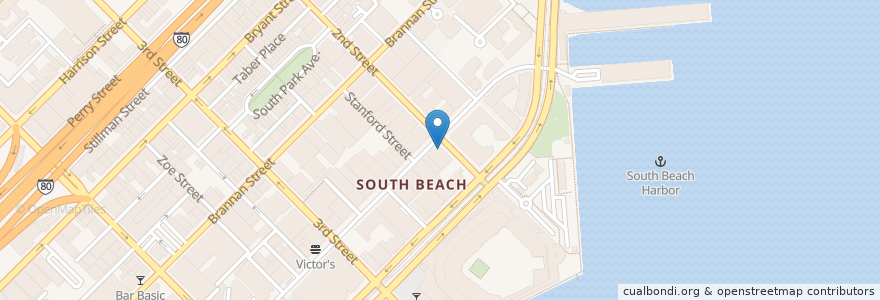 Mapa de ubicacion de Cafe Lambretta en Amerika Syarikat, California, San Francisco, San Francisco.