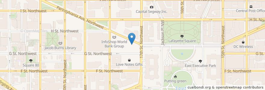 Mapa de ubicacion de Naan & Beyond en 미국, 워싱턴 D.C., 워싱턴.