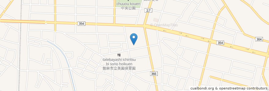 Mapa de ubicacion de やきとり とり和 en 日本, 群馬県, 館林市.