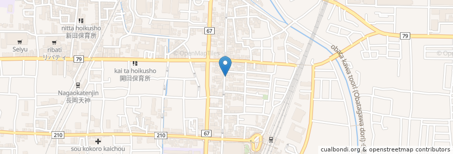Mapa de ubicacion de 長岡京教会 en 일본, 교토부, 長岡京市.