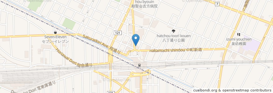 Mapa de ubicacion de 高坂デンタルオフィス en Япония, Токио, Мусасино.