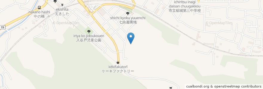 Mapa de ubicacion de そんぽの家Ｓ稲城 en 日本, 東京都, 稲城市.