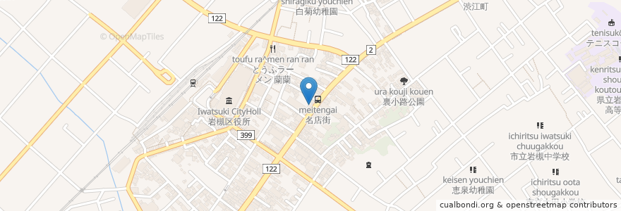 Mapa de ubicacion de トヨタレンタカー en Japon, Préfecture De Saitama, さいたま市, 岩槻区.