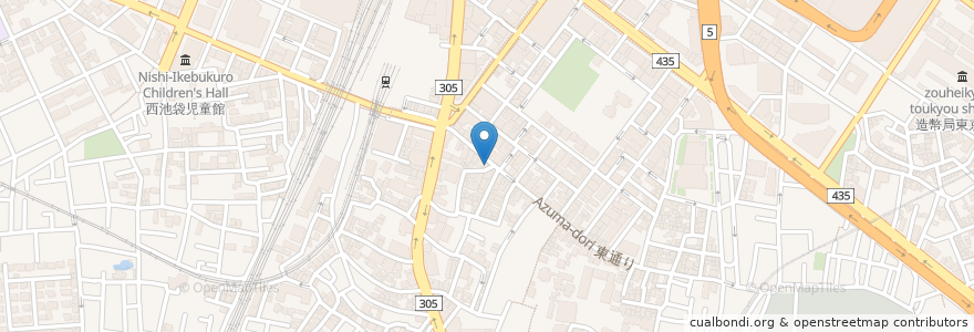Mapa de ubicacion de 武蔵野うどん うちたて屋 en 日本, 东京都/東京都, 豊島区.