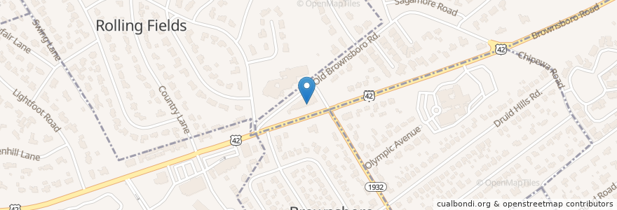 Mapa de ubicacion de PNC Bank en Stati Uniti D'America, Kentucky, Jefferson County, Louisville.