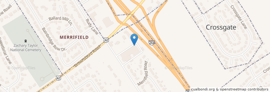 Mapa de ubicacion de Elden Orthodontics en 미국, Kenekuke, Jefferson County, Windy Hills, Louisville.