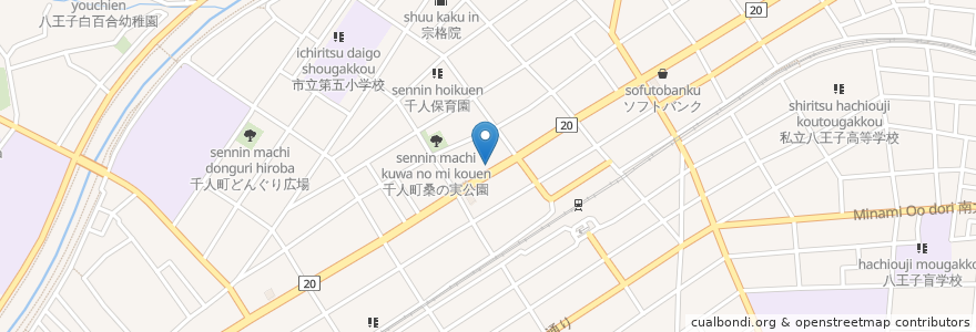 Mapa de ubicacion de 吾衛門 en Japan, 東京都, 八王子市.
