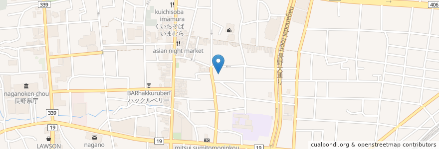 Mapa de ubicacion de テルメDOME en Япония, Нагано, 長野市.
