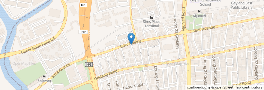 Mapa de ubicacion de ABC Bistro Restaurant Pte Ltd en Singapore, Southeast.