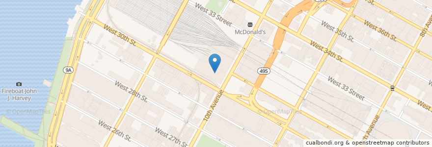 Mapa de ubicacion de sweetgreen en 美利坚合众国/美利堅合眾國, 纽约州 / 紐約州, 纽约, 纽约县, Manhattan, Manhattan Community Board 4.