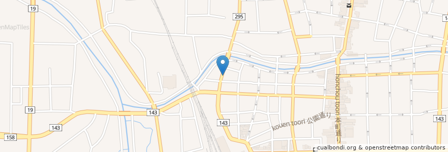 Mapa de ubicacion de Sushiten en 日本, 长野县, 松本市.