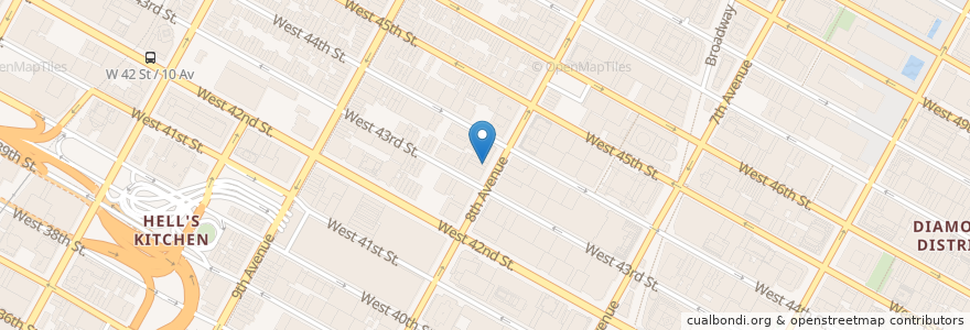 Mapa de ubicacion de Satin Dolls NYC en Verenigde Staten, New York, New York, New York County, Manhattan, Manhattan Community Board 4.