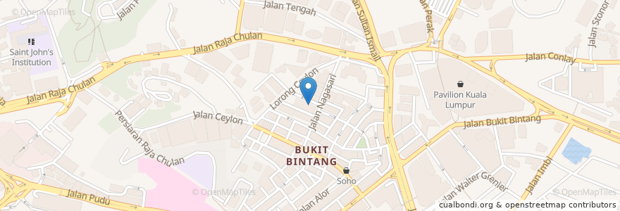 Mapa de ubicacion de Lucky Tora en マレーシア, セランゴール, クアラルンプール.