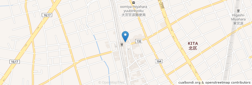 Mapa de ubicacion de さいたま市宮原支所 en Japan, 埼玉県, さいたま市, 北区.