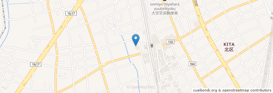 Mapa de ubicacion de 宮原駅西口サイクルポート en Japan, Präfektur Saitama, Saitama, 北区.