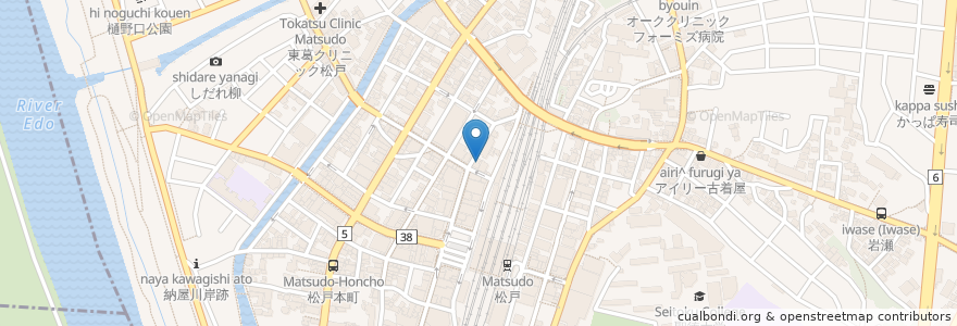 Mapa de ubicacion de じとっこ組合 en Япония, Тиба, 松戸市.