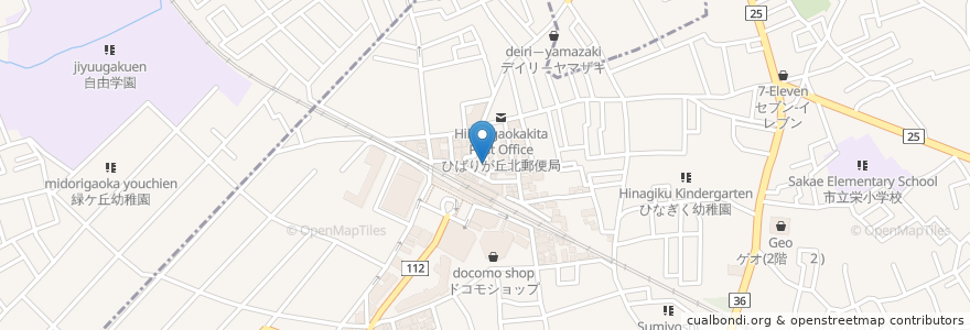 Mapa de ubicacion de ひばりヶ丘駅北口 en 日本, 東京都.