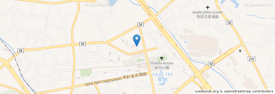 Mapa de ubicacion de 名鉄協商パーキング en 일본, 아이치현, 日進市.