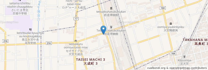 Mapa de ubicacion de せきクリニック en Japão, 埼玉県, さいたま市, 大宮区.