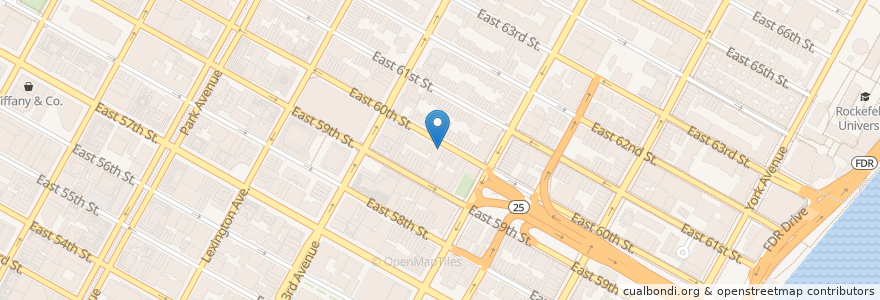 Mapa de ubicacion de All Saints Church Episcopal en United States, New York, New York, New York County, Manhattan, Manhattan Community Board 8.