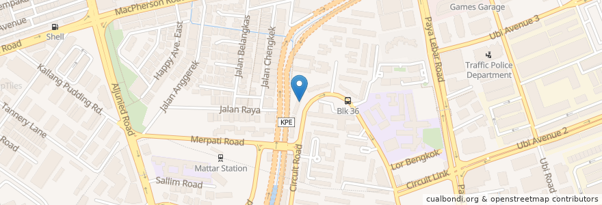 Mapa de ubicacion de Tripod Dental Clinic en Singapura, Southeast.