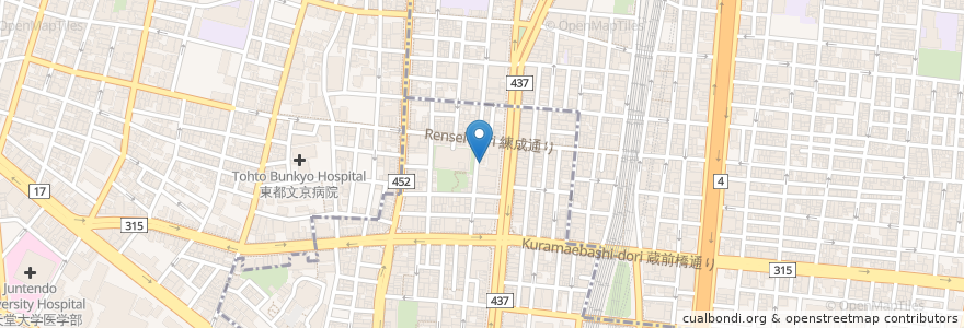 Mapa de ubicacion de Curry & Cafe SAMA en ژاپن, 東京都.