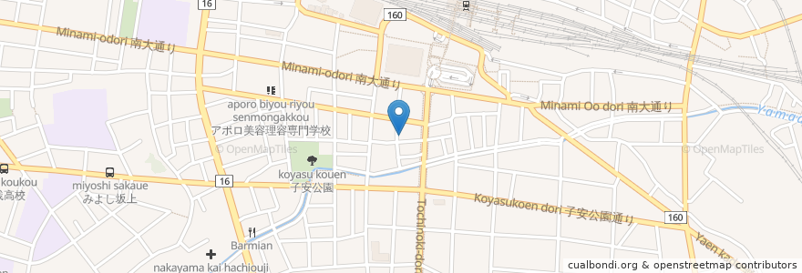 Mapa de ubicacion de 竹島歯科 en اليابان, 東京都, 八王子市.