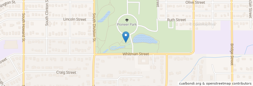 Mapa de ubicacion de Walla Walla Free Little Library en 미국, 워싱턴, Walla Walla County, Walla Walla.