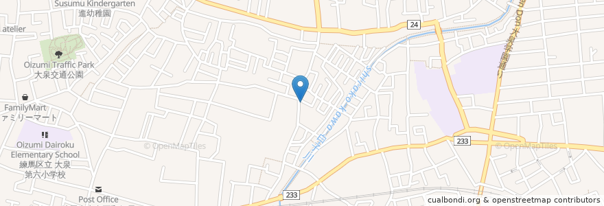 Mapa de ubicacion de みたか en Jepun, 東京都, 練馬区.