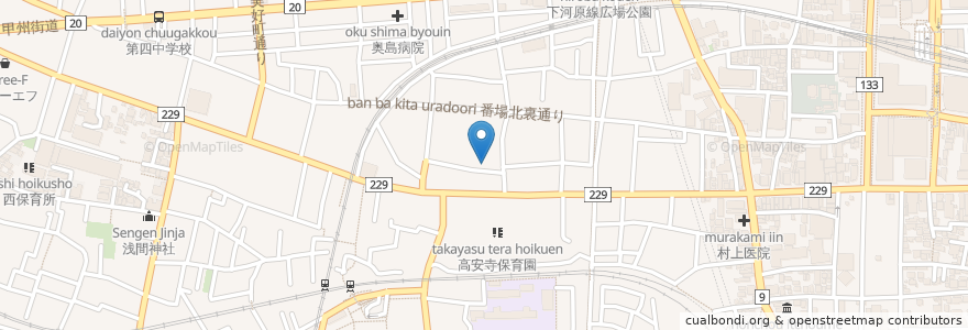 Mapa de ubicacion de Navipark en اليابان, 東京都, 府中市.