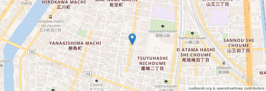 Mapa de ubicacion de カフェデリモナミ en Япония, Айти, 名古屋市, 中川区.