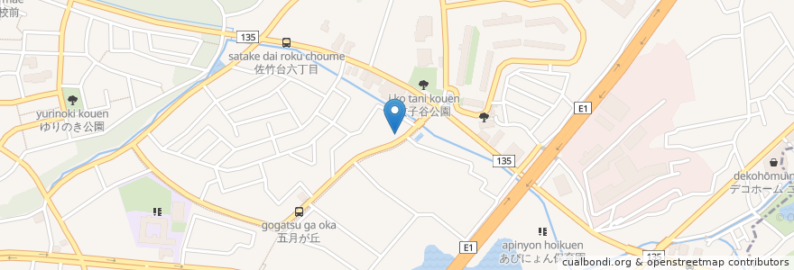 Mapa de ubicacion de クローバー薬局 en 日本, 大阪府, 吹田市.