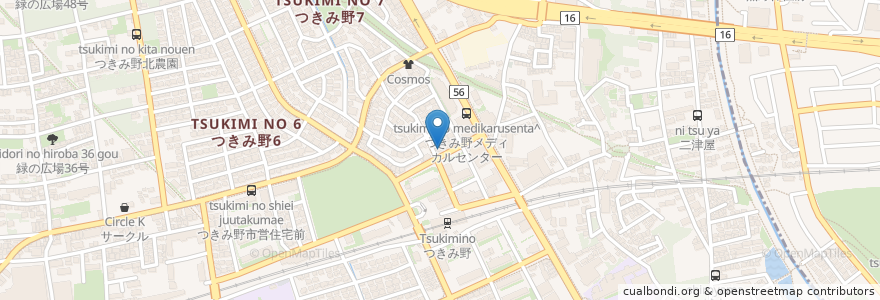 Mapa de ubicacion de 田尻下歯科 en Jepun, 神奈川県, 大和市.