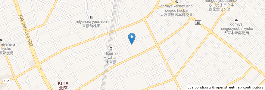 Mapa de ubicacion de サニーライフ埼玉 en Japón, Prefectura De Saitama, Saitama, Kita.
