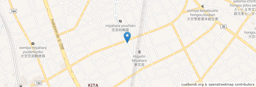 Mapa de ubicacion de まーぶる保育園 en Giappone, Prefettura Di Saitama, さいたま市, 北区.