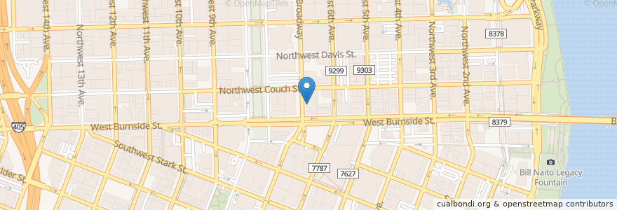 Mapa de ubicacion de Brody Theater en Estados Unidos Da América, Oregon, Portland, Multnomah County.