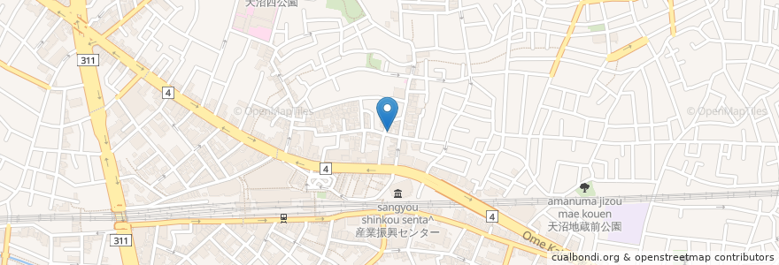 Mapa de ubicacion de ほしたけ食堂 en Jepun, 東京都, 杉並区.