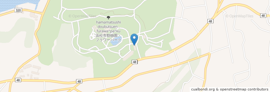Mapa de ubicacion de ハミング en 日本, 静冈县, 浜松市, 西区.