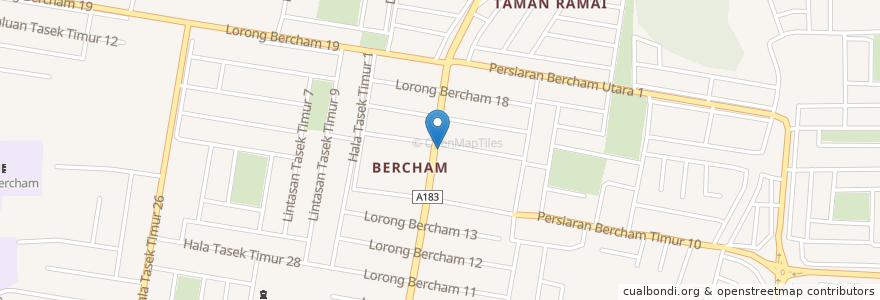 Mapa de ubicacion de Restaurant xiang xiang bak kut en Malasia, Perak.