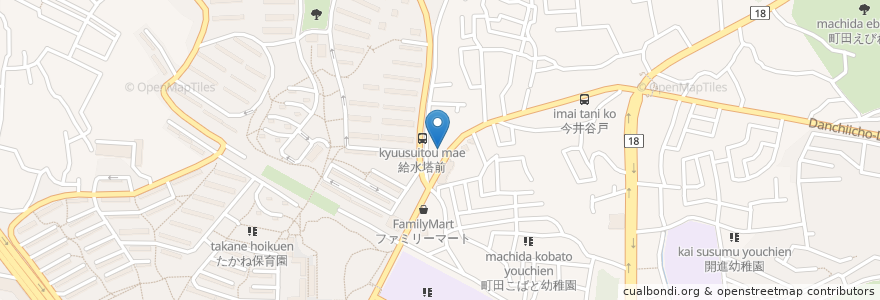 Mapa de ubicacion de 川村クリニック en Japan, Tokyo, Machida.