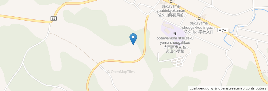 Mapa de ubicacion de 与一温泉ホテル en Japão, 栃木県, 大田原市.