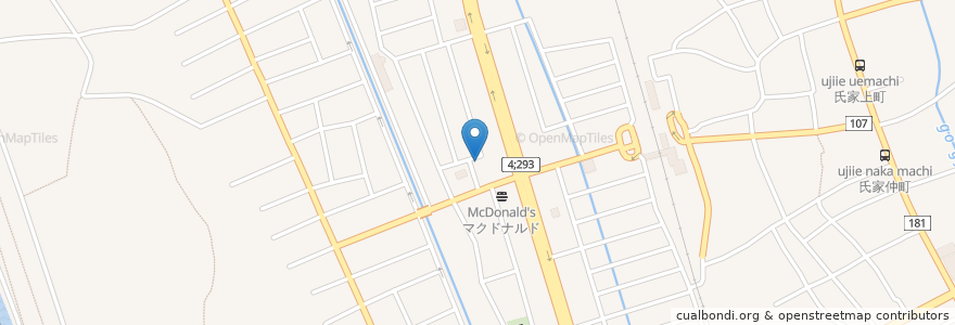 Mapa de ubicacion de フレンド 卯の里調剤薬局 en ژاپن, 栃木県, さくら市.