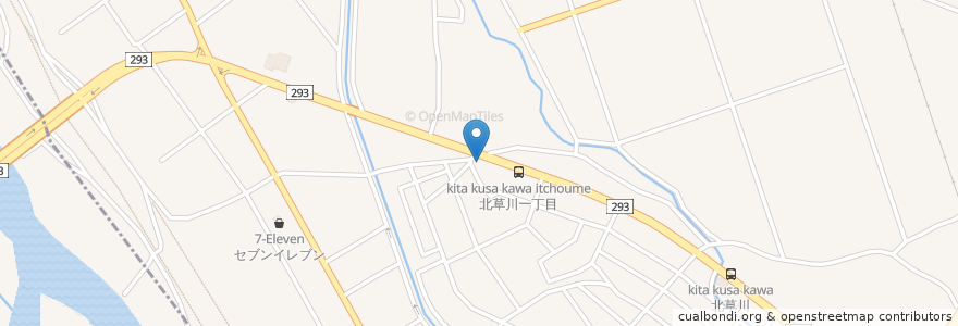 Mapa de ubicacion de アネッロ en Japonya, 栃木県, さくら市.