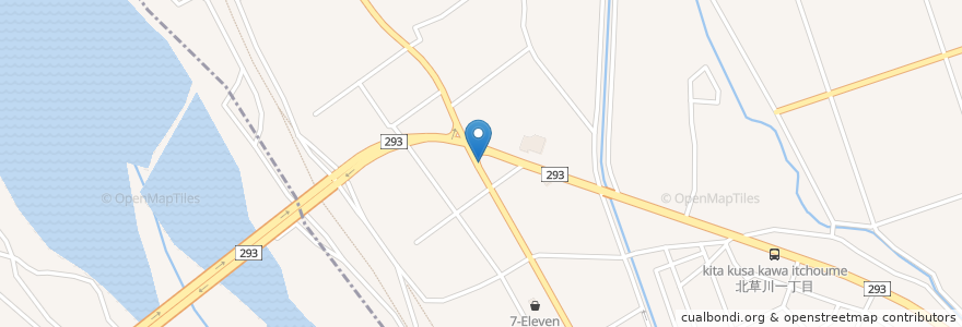 Mapa de ubicacion de 丸高屋総本店 en 日本, 栃木県, 櫻市.