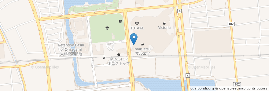 Mapa de ubicacion de タリーズコーヒー en Giappone, Prefettura Di Saitama, 越谷市.
